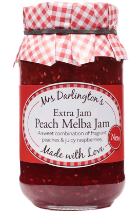 Mrs Darlington's Peach Melba Jam