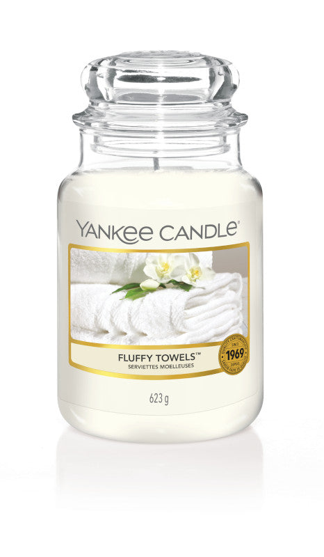 YANKEE CLASSIC JAR LARGE - Fluffy Towels