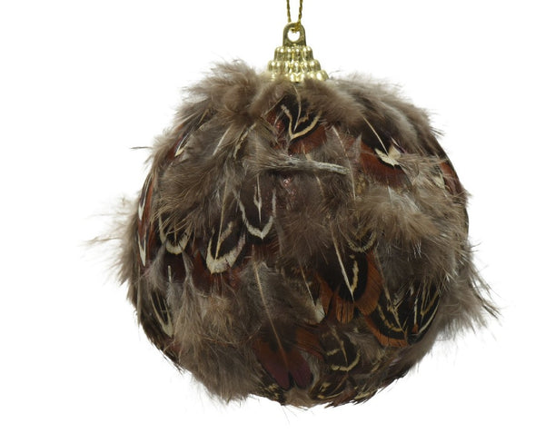 Bauble Feather Brown