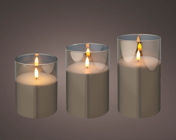 LED Candle Set 3''s BO