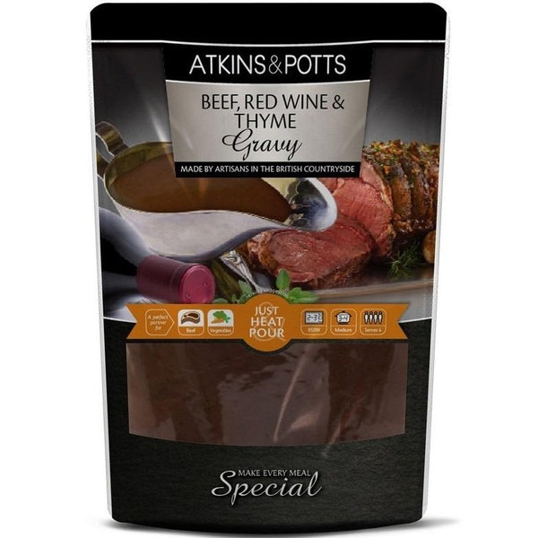 Atkins & Potts Beef, Red Wine & Thyme Gravy