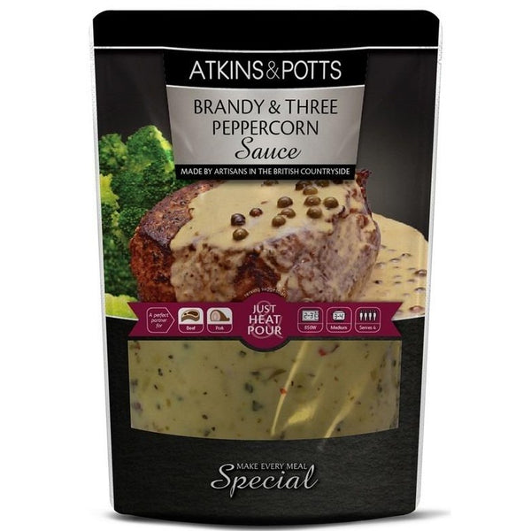 Atkins & Potts Brandy & 3 Peppercorn Sauce