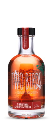 Two Birds Christmas Spiced English Vodka 20cl
