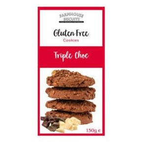 Farmhouse Gluten Free Triple Choc Cookies