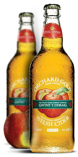 Gwynt y Ddraig Orchard Gold Cider 500ml