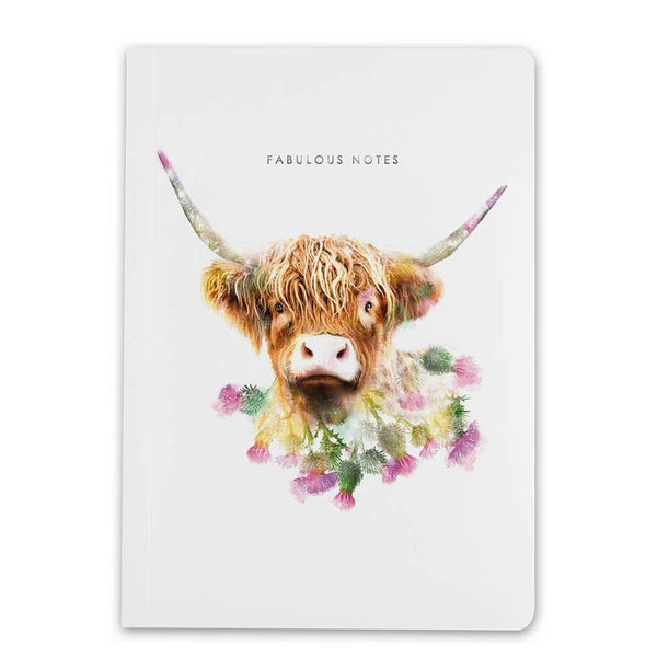 Highland Cow Luxury Notebook