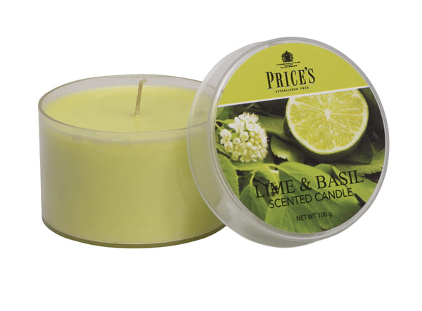 PRICE'S SCENTED TIN - Lime & Basil