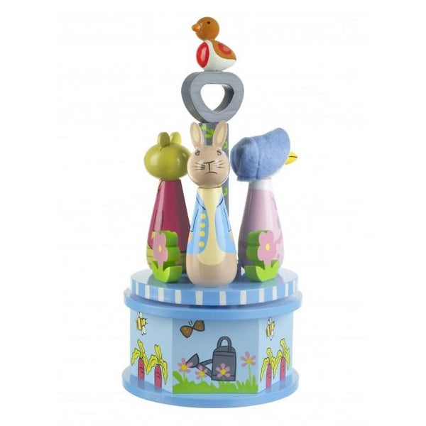Wooden Peter Rabbit Musical Carousel