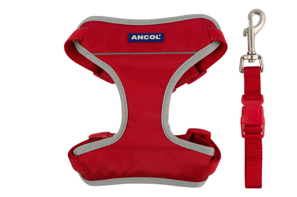 Travel Dog Harness Red
