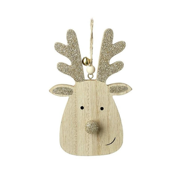 Wood & Glitter Reindeer