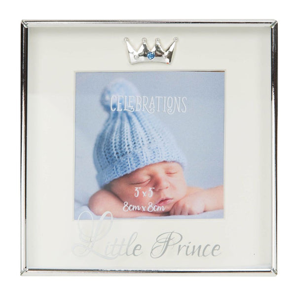Silver-Plated Box Frame 3x3" - Little Prince
