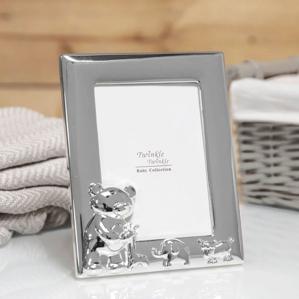 Silver-Plated Twinkle Twinkle Baby Frame 3.5x5"
