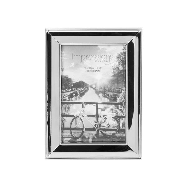 Nickel Plated Photo Frame 4x6"