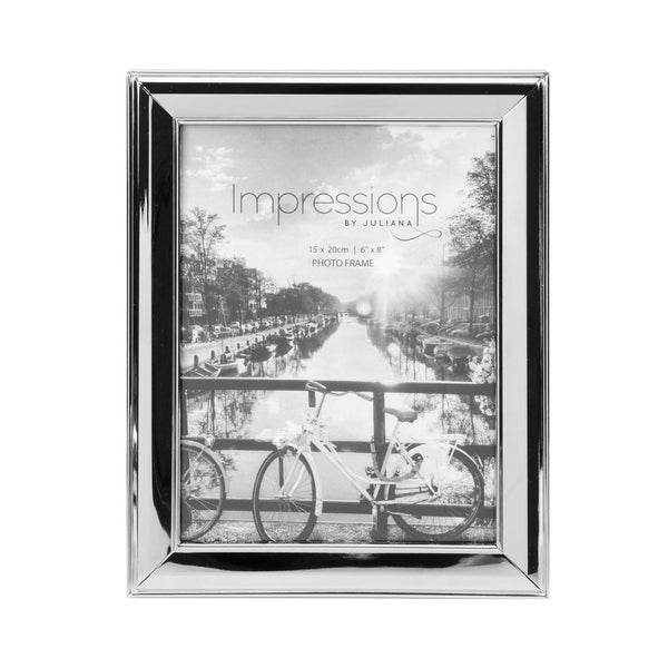 Nickel Plated Photo Frame 6x8"