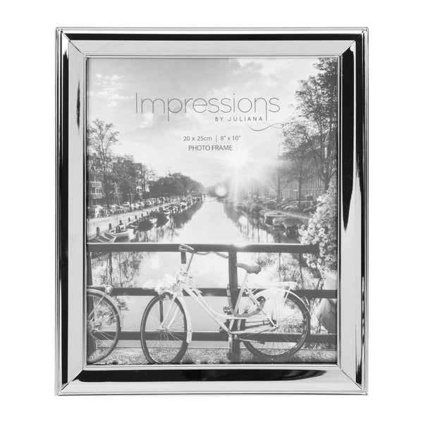 Nickel Plated Photo Frame 8x10"